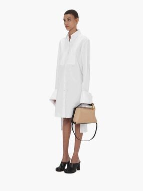 JW Anderson Corner Top Handle Crossbody Bag Beige Camel Black Gold
NWT